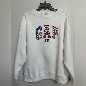 Gap Logo Sweatshirt, American Flag